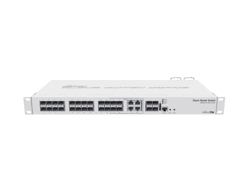 MikroTik Cloud Router Switch 20 Port SFP 4SFP+ 4 Gigabit/SFP Ports | CRS328-4C-20S-4S+RM